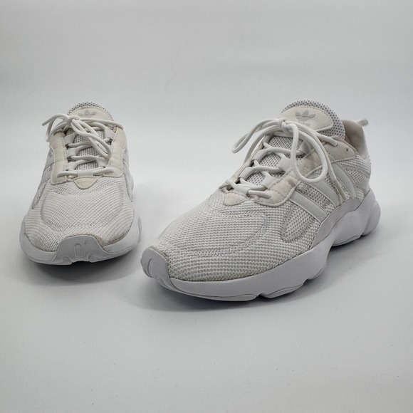 Adidas‎ Haiwee EF3805 Cloud White Athletic Running Shoes Sneakers Mens Size 10 - Picture 3 of 11